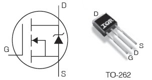 IRFSL4115PbF, 150V Single N-Channel HEXFET Power MOSFET in a TO-262 package